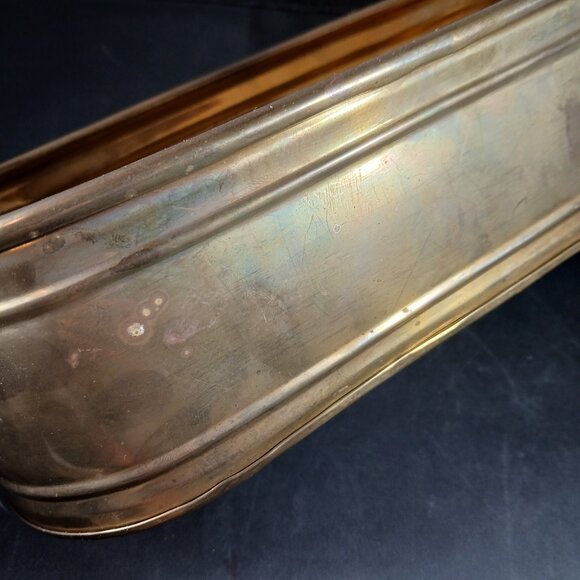 Brass Planter  10" Pot Window Plant - Made in India - Picture 3 of 13